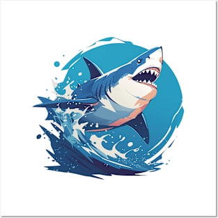 shark Posters and Art